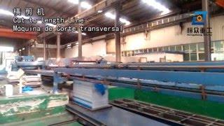 aluminum cut to length line