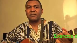 Tutoriel guitare africaine,Ré,Sol..African guitar tutorial D,G