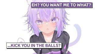 Okayu will handle your balls with care