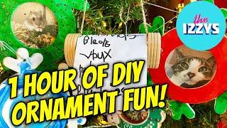 ONE HOUR of DIY CHRISTMAS Ornament Fun: Family Laughs & Holiday Crafts!