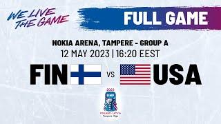 Full Game | Finland vs. USA | 2023 #IIHFWorlds