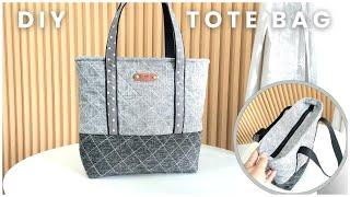 How To Make a Cute Tote Bag From Canvas | Idea To Sew Cute Tote Bag From Canvas