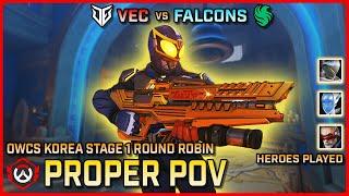 [ Proper ] VEC vs Team Falcons | Round Robin | OWCS Korea