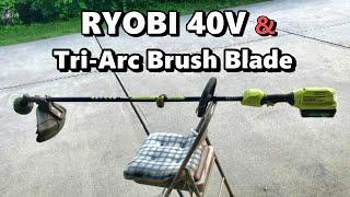 Ryobi 40v Cordless Trimmer: WHAT MAKES IT GREAT! Trial & Review Using Reel Easy Head & Brush Cutter