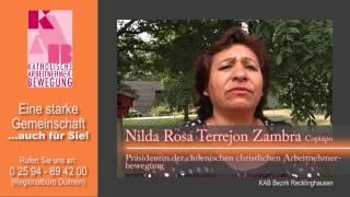 KAB 04/4 Nilda Rosa Terrejon Zambra aus Chile/Copiapo zum KAB Welttreffen