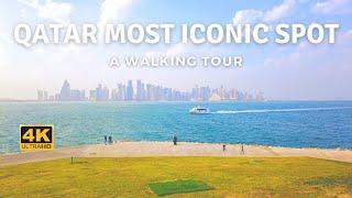 Qatar Walking Tour 4K | Doha Corniche