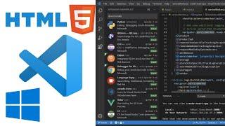 How to Run HTML in Visual Studio Code on Windows 11