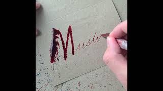 Splatter Calligraphy Name Request no.690