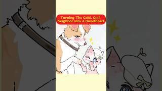 Turning The Cold, Cool Neighbor Into A Sweetheart. #cat #dog  #animals #animation