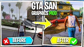 How To Install Graphics Mod In GTA San Andreas | Best Realistic Graphics Mod For Low End PC 