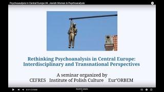 Psychoanalysis in Central Europe #4. Jewish Women in Psychoanalysis