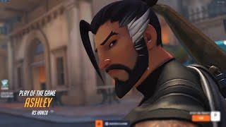 IDDQD CARRY HANZO - POTG! OVERWATCH 2 TOP 500 SEASON 6