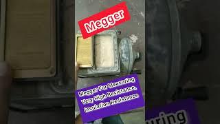 Megger,Insulation Tester, Megger kya hai,mega ohmmeter,cable tester,insulation tester,Uses, #iti