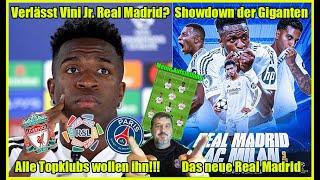 Verlässt Vini Jr.  Real Madrid ? | Showdown der Giganten  vs ️! | Das neue Real Madrid