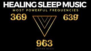 HEALING SLEEP MUSIC - BLACK SCREEN · All healing frequencies · PLAYLIST