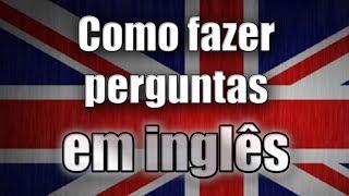 Aula de Inglês.  Aprender como fazer perguntas em Inglês.