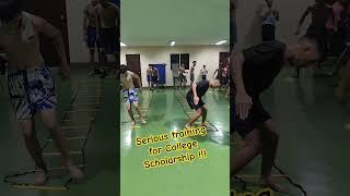 Working  out for Speed Agility and Strength..
