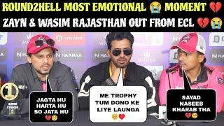 @Round2hell TEAM EMOTIONAL  INTERVIEW  ZAYN & WASIM OUT FROM ECL  | RAJASTHAN RANGERS ELIMINATE 