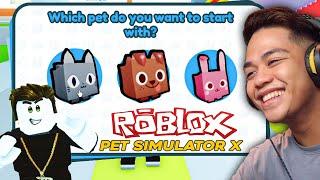 ROBLOX PET SIMULATOR X!! (first time)