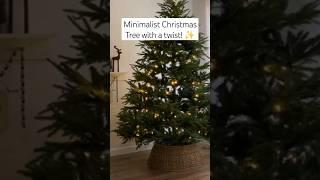 Best MINIMALIST Christmas Tree Decor Ideas (pt. 1)  #shorts #christmastree #christmasdecor