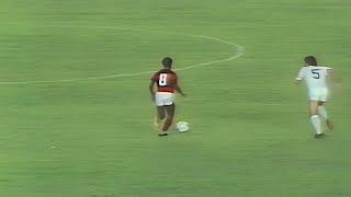 Toda a classe de Adílio na virada contra o Santos (1982)