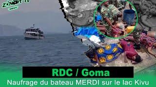 en direct de kituku :Naufrage du bateau MERDI sur le lac Kivu, la situation sur terrain (Reportage)