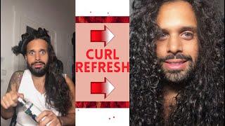 Refreshing curls with VOLUME!