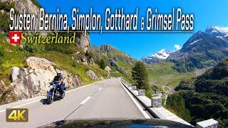 Driving in SWITZERLAND - Top 5 Mountain Passes in the Swiss Alps 2024