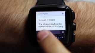 Minuum + Omate TrueSmart Watch Keyboard