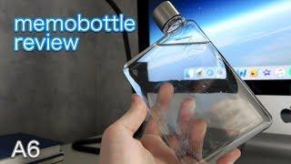 Memobottle A6 Flat Water Bottle Review