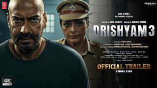 DRISHYAM 3 - Hindi Trailer | Ajay Devgn | Tabu | Akshaye Khanna | New Movies Trailers 2025