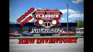 11-21-24 Updated Lot Walk, New Inventory, Construction progress #classiccars