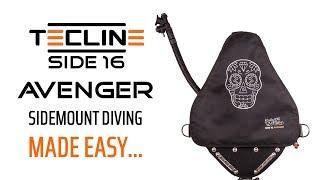 Tecline Side 16 Avenger explained - sidemount diving made easy