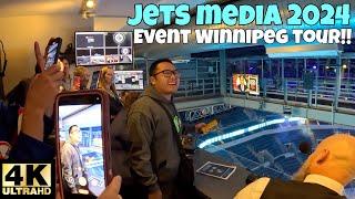 WALKING THROUGH WINNIPEG JETS MEDIA EVENT BEHIND THE SCENES TOUR!! ️ [4K]