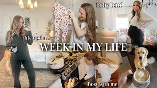 WEEK IN MY LIFE // hosting small group, baby haul, life update, & organizing!