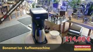 Aktion: Bonamat Iso - Kaffeemaschine (203,90 € Netto zzgl. MwSt.)