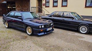 Nr. 007 lebt. BMW M3 Cecotto E30 mit Zylinderkopfbearbeitung und Schrick Nockenwellen in Royalblau.