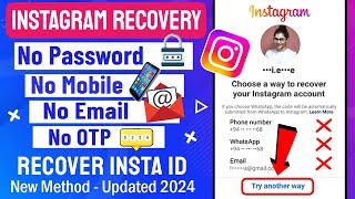 How to Recover Hacked Instagram Account 2025 || Hacked Instagram Account Recovery 2025 | insta id ig