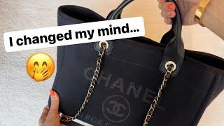 UPDATE on My Chanel Deauville Tote - I changed my mind 