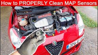 How to PROPERLY Clean MAP Sensors Alfa Giulietta 1.4, Mito, Fiat