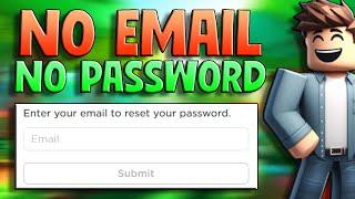 How To Reset Your Roblox Password Without Email (2024) - Get Your Roblox Account Back