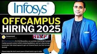 Infosys Off-Campus Hiring | Batch 2025 | Please help - Its urgent