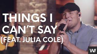 Spencer Crandall - Things I Can't Say (feat. Julia Cole) (Live Performance Video)