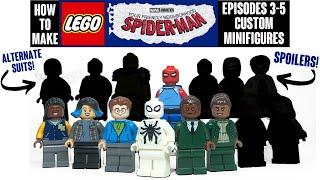 LEGO "Your Friendly Neighborhood Spider-Man" Episodes 3-5 Custom Minifig Showcase