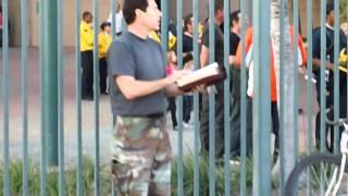 Rude Vendor Hates Preaching at Angel's Stadium