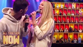 WAS EINE PERFORMANCE! Franzi & Daniel mit "Moves Like Jagger" | All Together Now | SAT.1