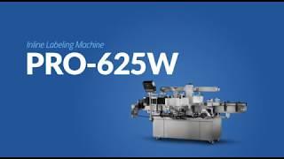 PRO-625W Inline Labeling Machine – Large Front Back Container – Equipment Highlight