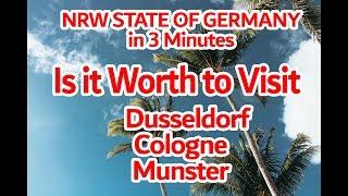 Is it Worth To Visit NRW State of Germany | NRW state in 3 Minutes |