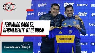 GAGO EN SU PRESENTACIÓN OFICIAL COMO DT DE BOCA: "ME LLAMARON RECIÉN EL MARTES PASADO"