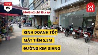 Bán Nhà Hà Nội Đường Kim Giang | 63m2 Mặt Tiền 5,5m Kinh Doanh Tốt Có Gara Ô Tô và Thang Máy